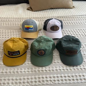 Flat billed/trucker hats bundle